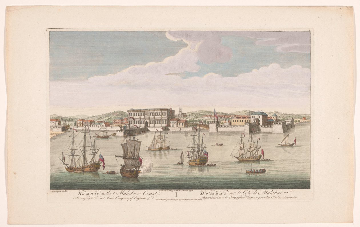 Vue de la ville de Bombay - Robert Sayer