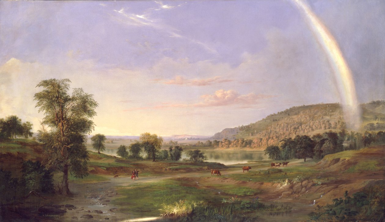 Paysage avec Arc-en-ciel, 1859 - Robert Seldon Duncanson