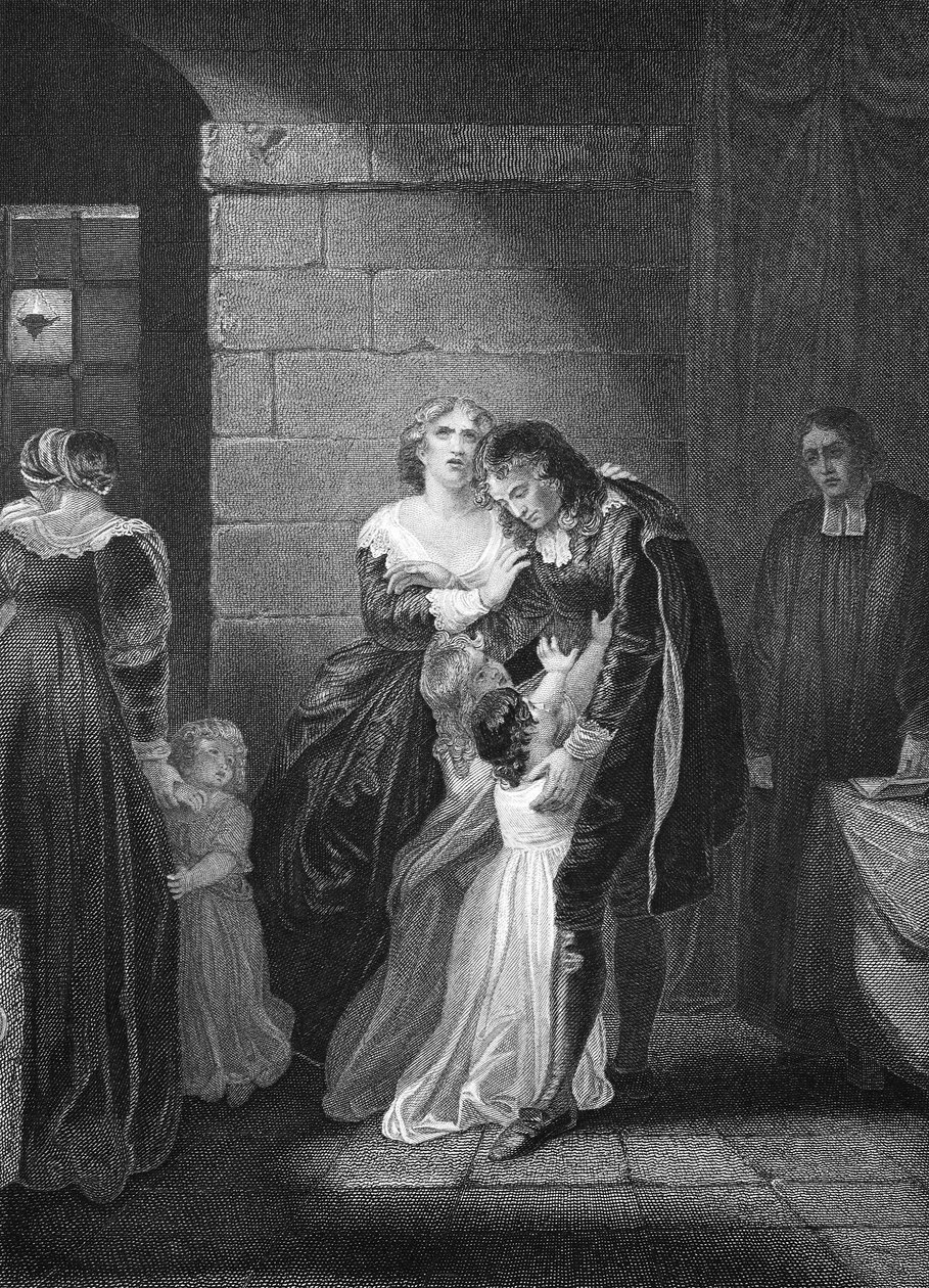 Dernière entrevue de Lord W. Russel avec sa famille, gravée par A.H. Payne - Robert Smirke