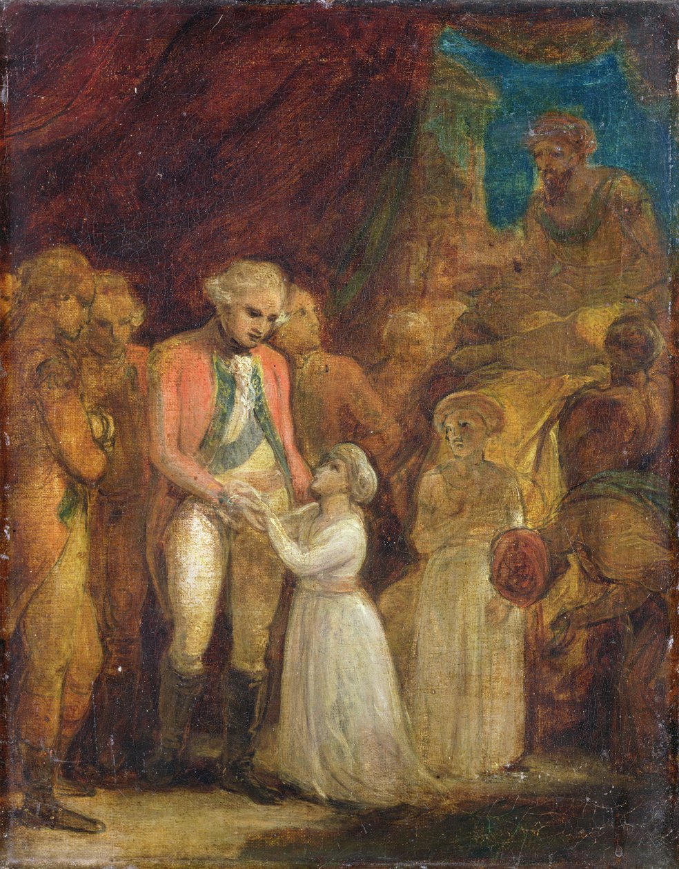 Les deux fils de Tipu Sahib, Sultan de Mysore, remis en otages au général Cornwallis (1738-1805) - Robert Smirke