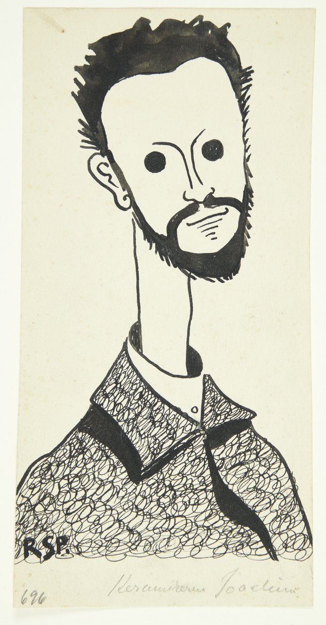 Portrait du peintre et céramiste Chr. Joachim (1870-1943) - Robert Storm Petersen