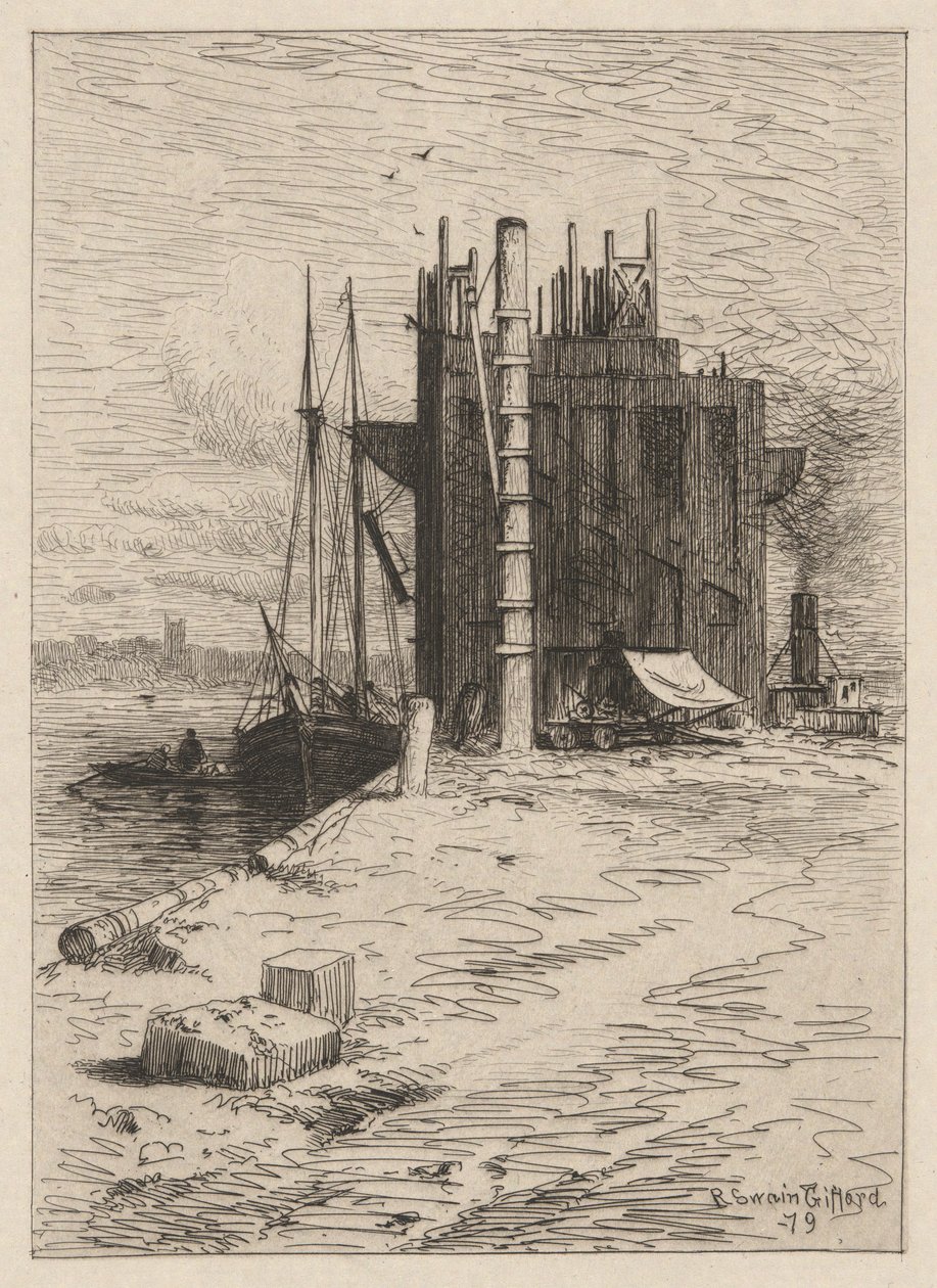 Poches de charbon à New Bedford - Robert Swain Gifford