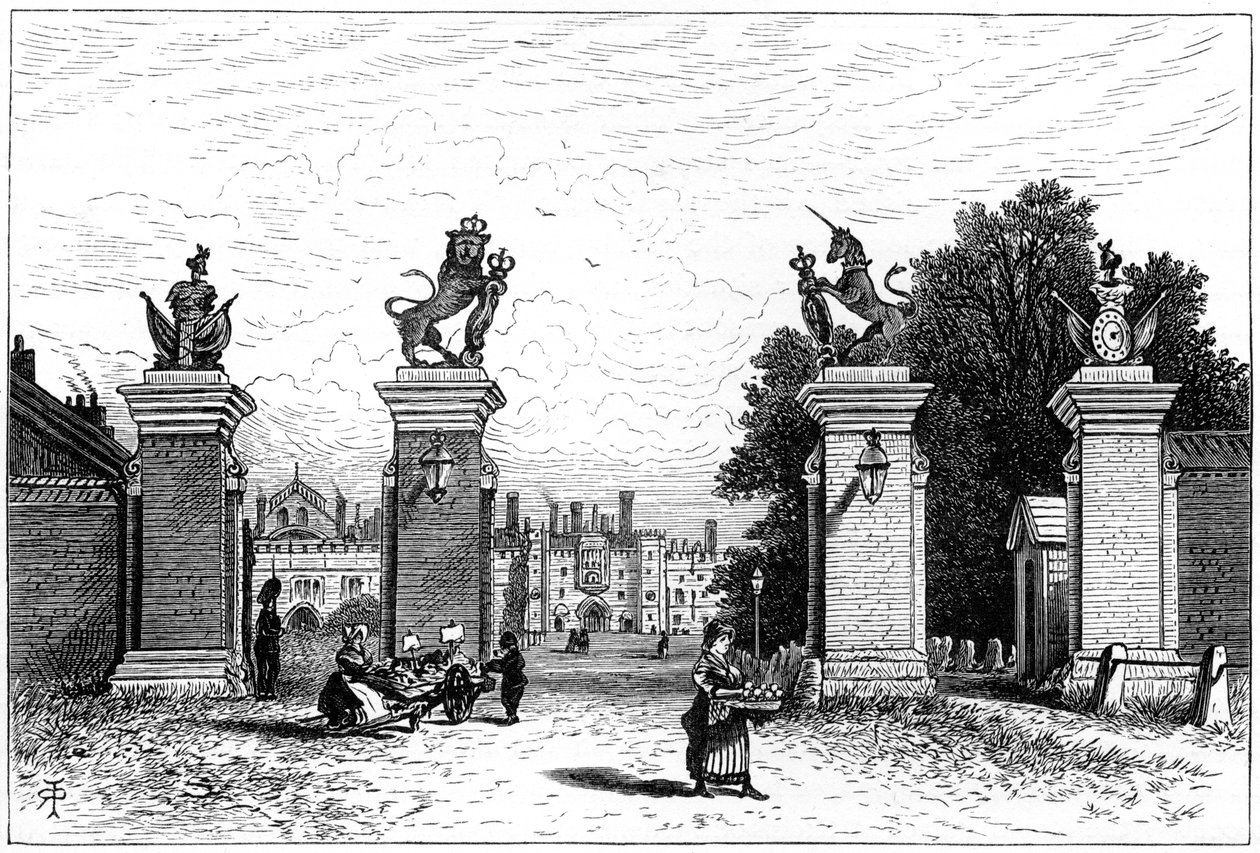 Entrée du palais de Hampton Court, 1880 - Robert Taylor Pritchett