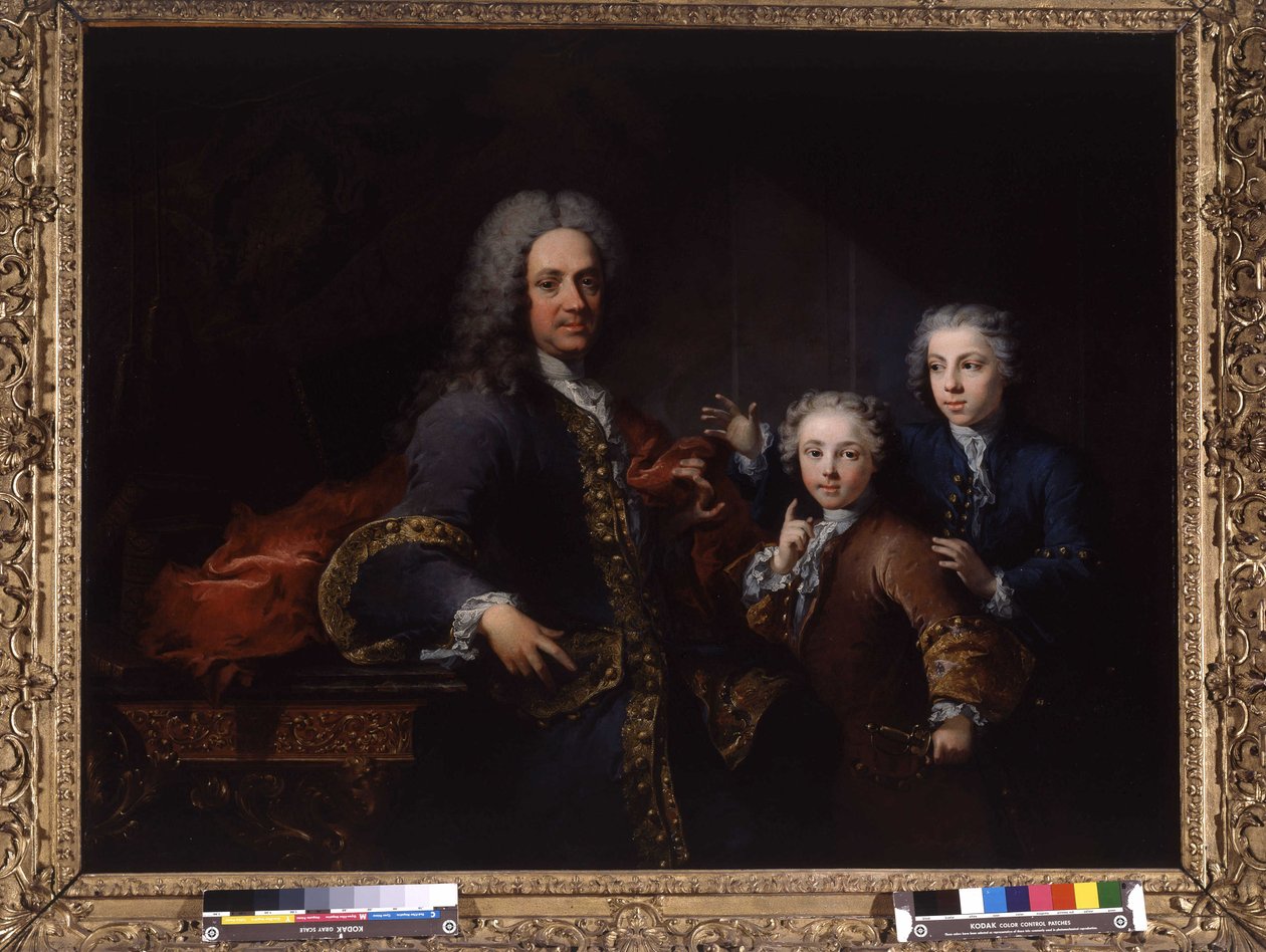 Monsieur de Saint Cannat et ses enfants - Robert Tournieres