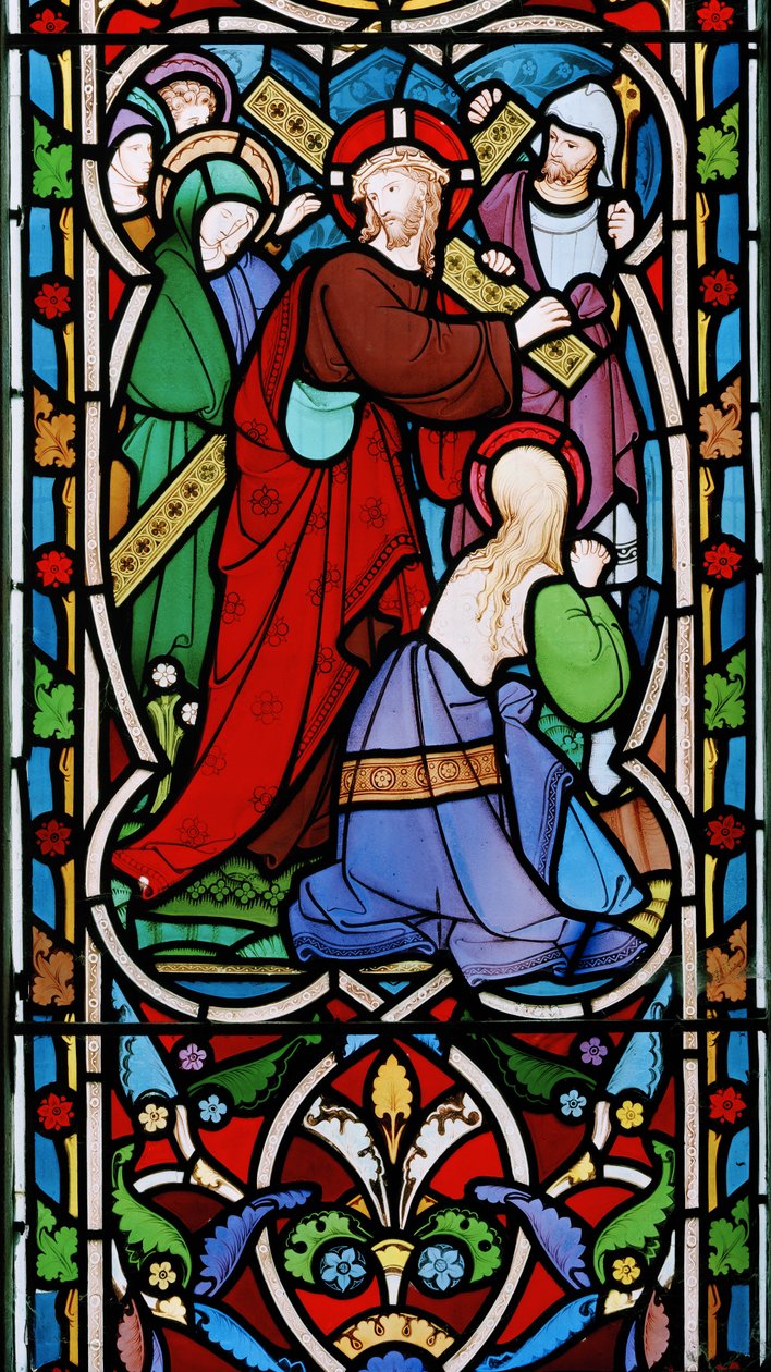 Christ portant la croix et Marie Madeleine - Robert Turnill Bayne