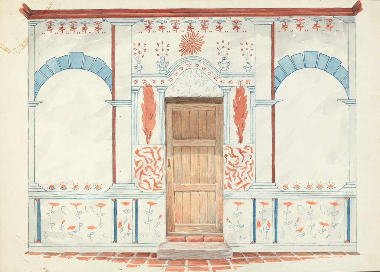 Dessin de restauration - Robert W.R. Taylor