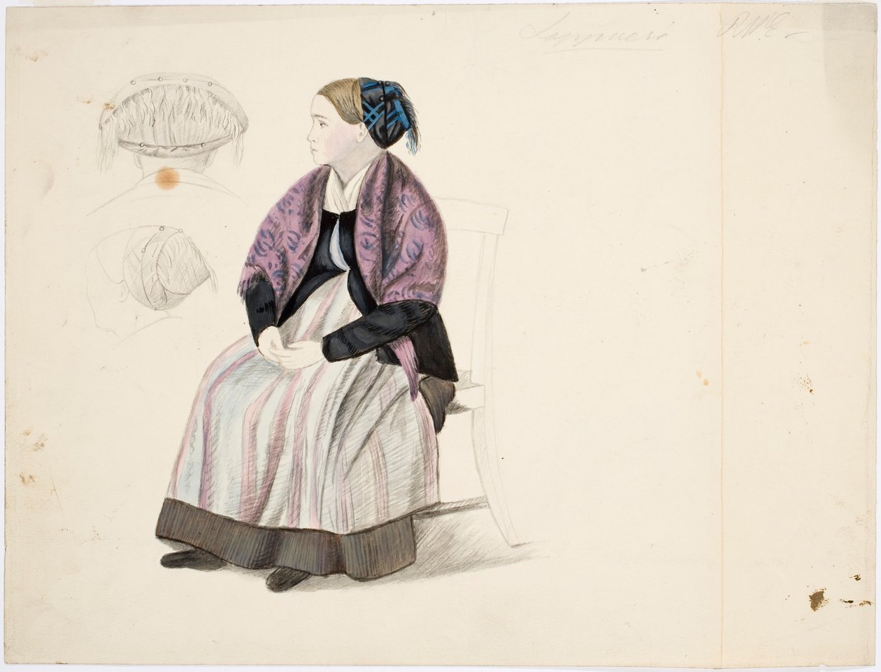 Paysanne de Lappvesi - Robert Wilhelm Ekman