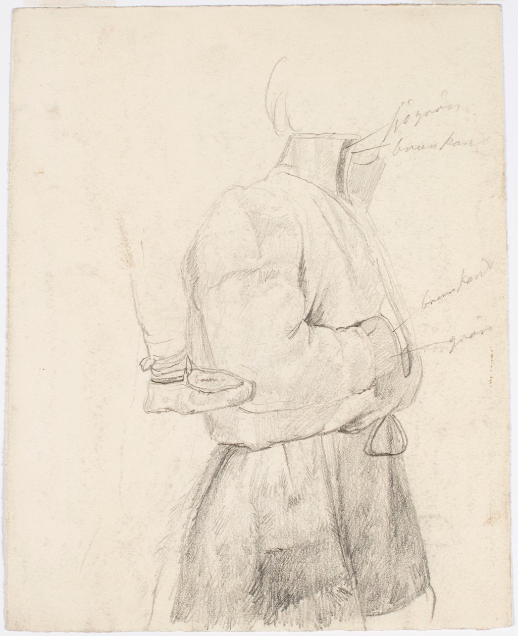 Répétition générale, chaussure en cuir à gauche - Robert Wilhelm Ekman