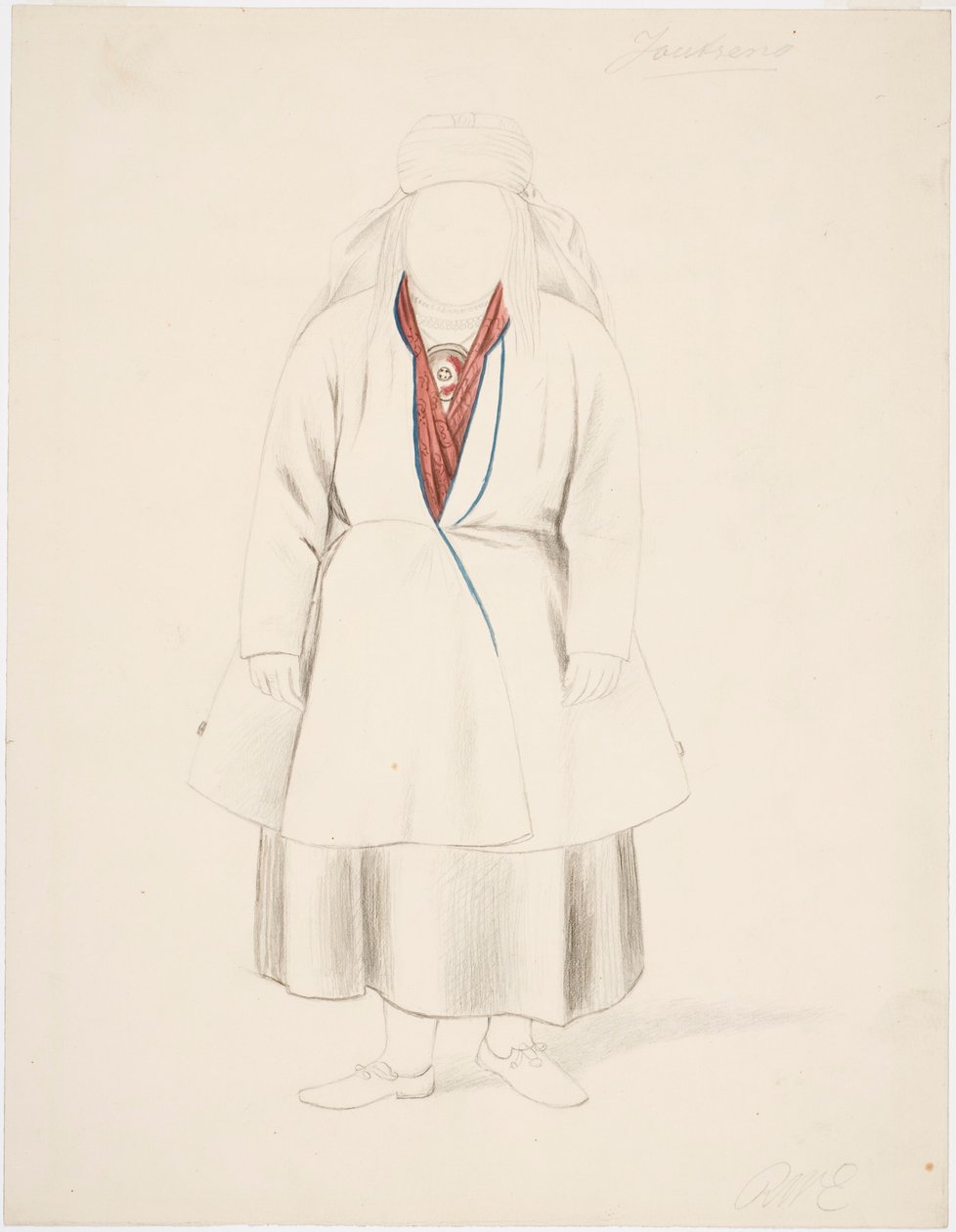 Paysanne debout de Joutseno - Robert Wilhelm Ekman