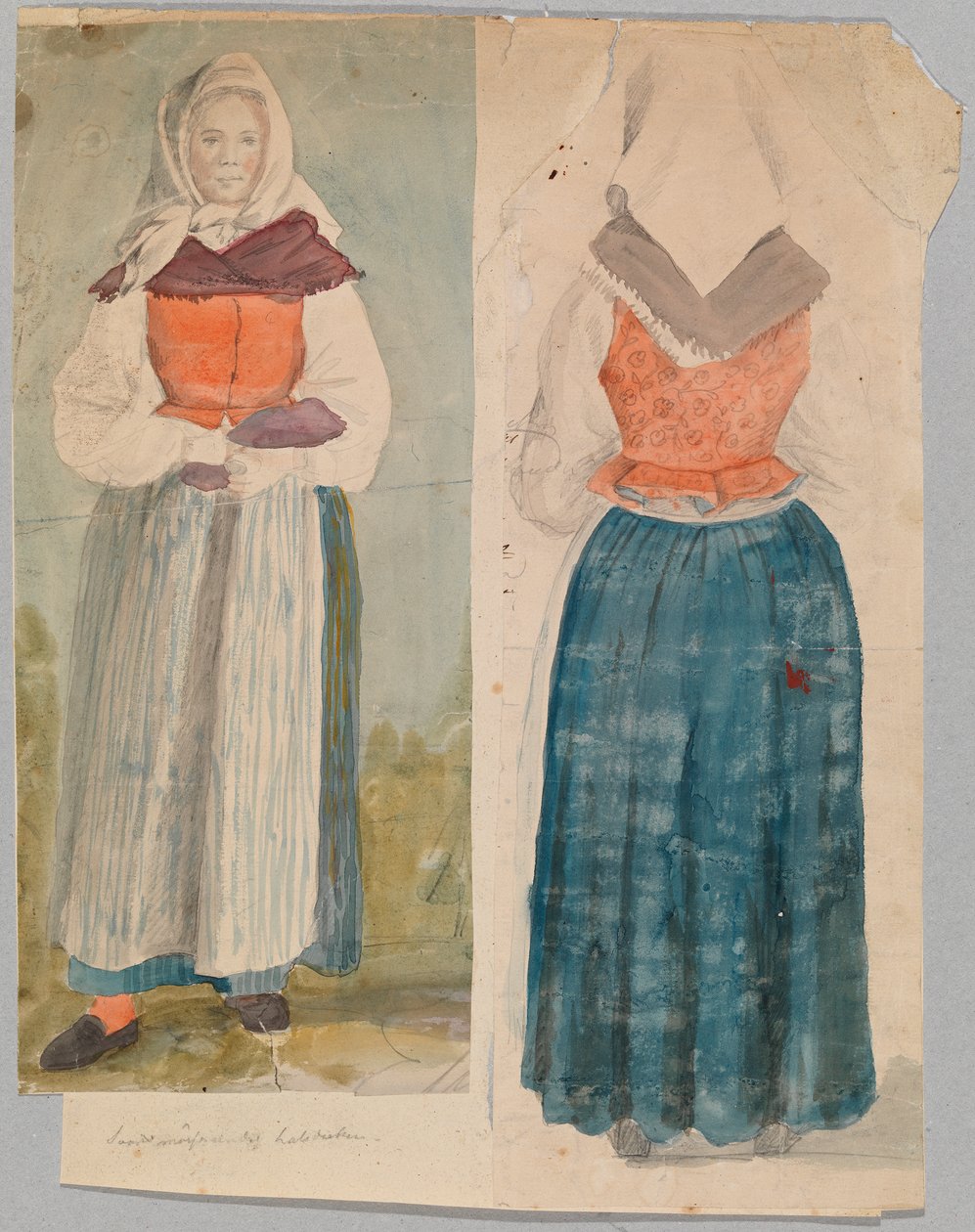 Femme en costume national - Robert Wilhelm Ekman