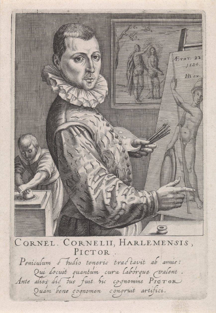 Portrait de Cornelis Cornelisz. van Haarlem - Robert Willemsz de Baudous