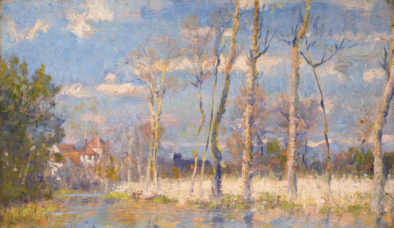 Les premiers jours du printemps - Robert William Vonnoh