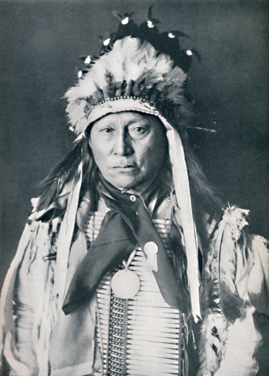 Un chef Sioux dans sa peinture de guerre, 1912 - Robert Wilson Shufeldt