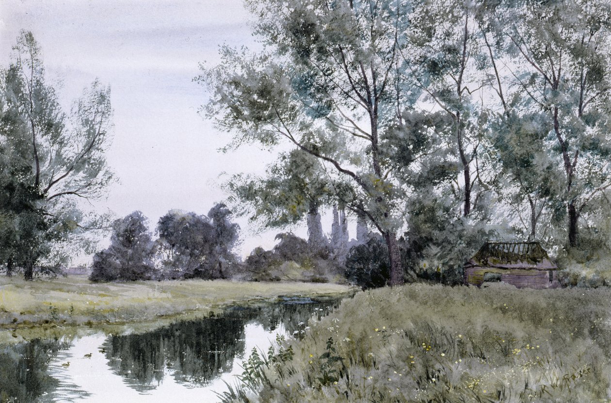 Sur le Lesser Stour, East Kent - Robert Winchester Fraser
