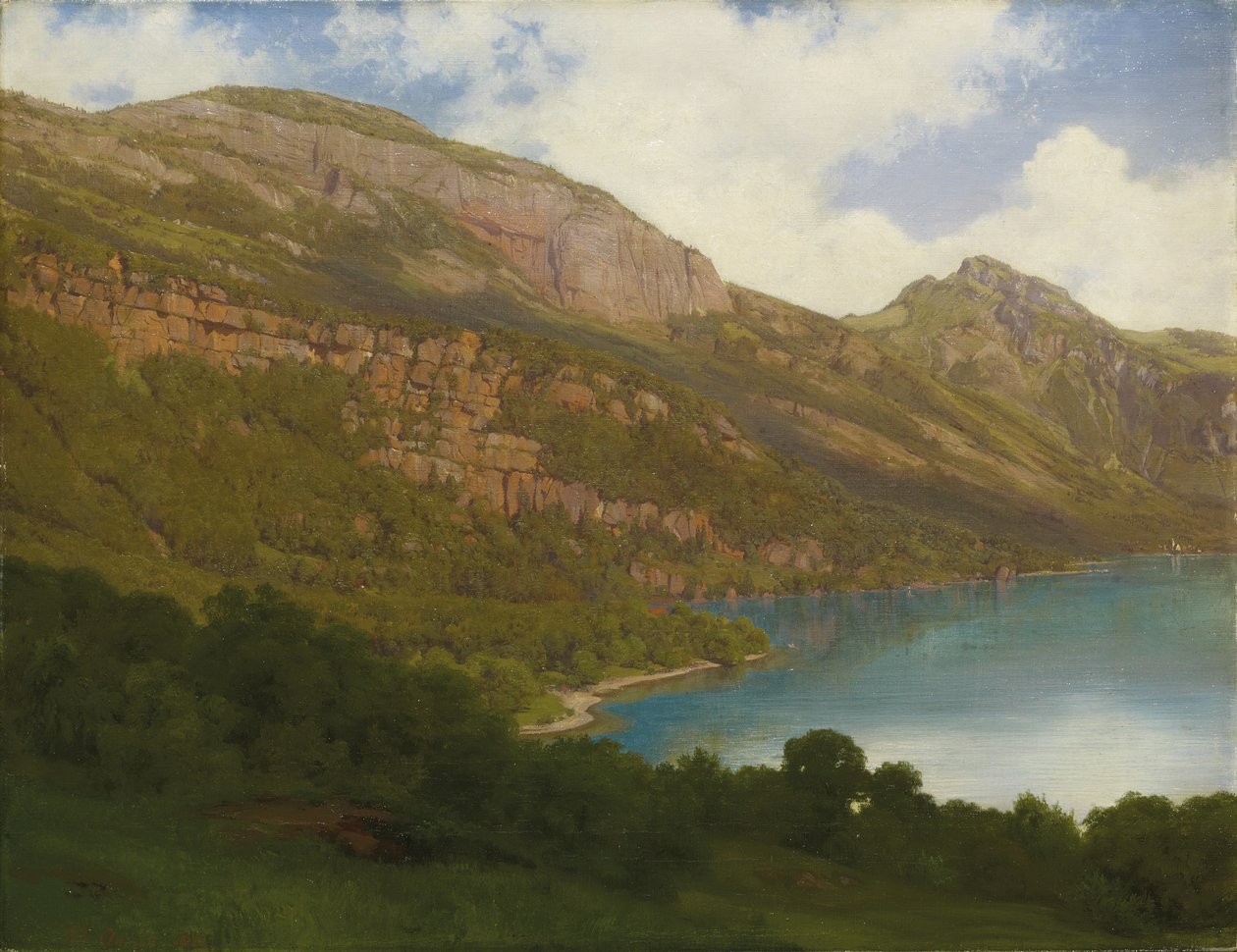 Vue depuis le Rigi surplombant le lac de Lucerne, 1857 - Robert Zund