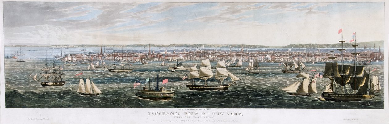 Vue panoramique de New York, depuis l