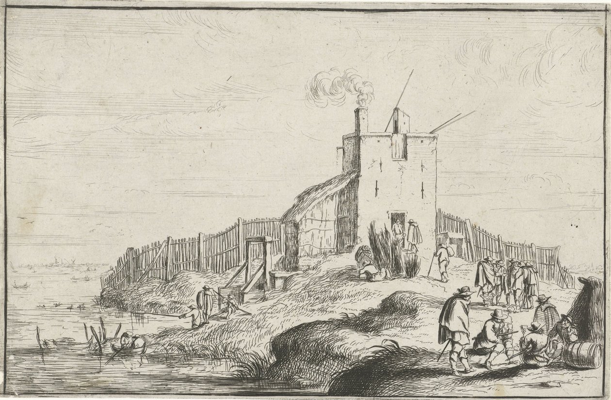 Petit fort au bord d