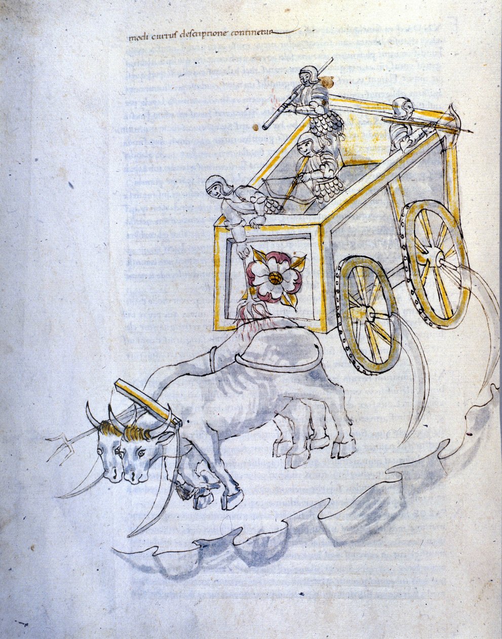 Art de la guerre : étude sur les machines militaires. char d