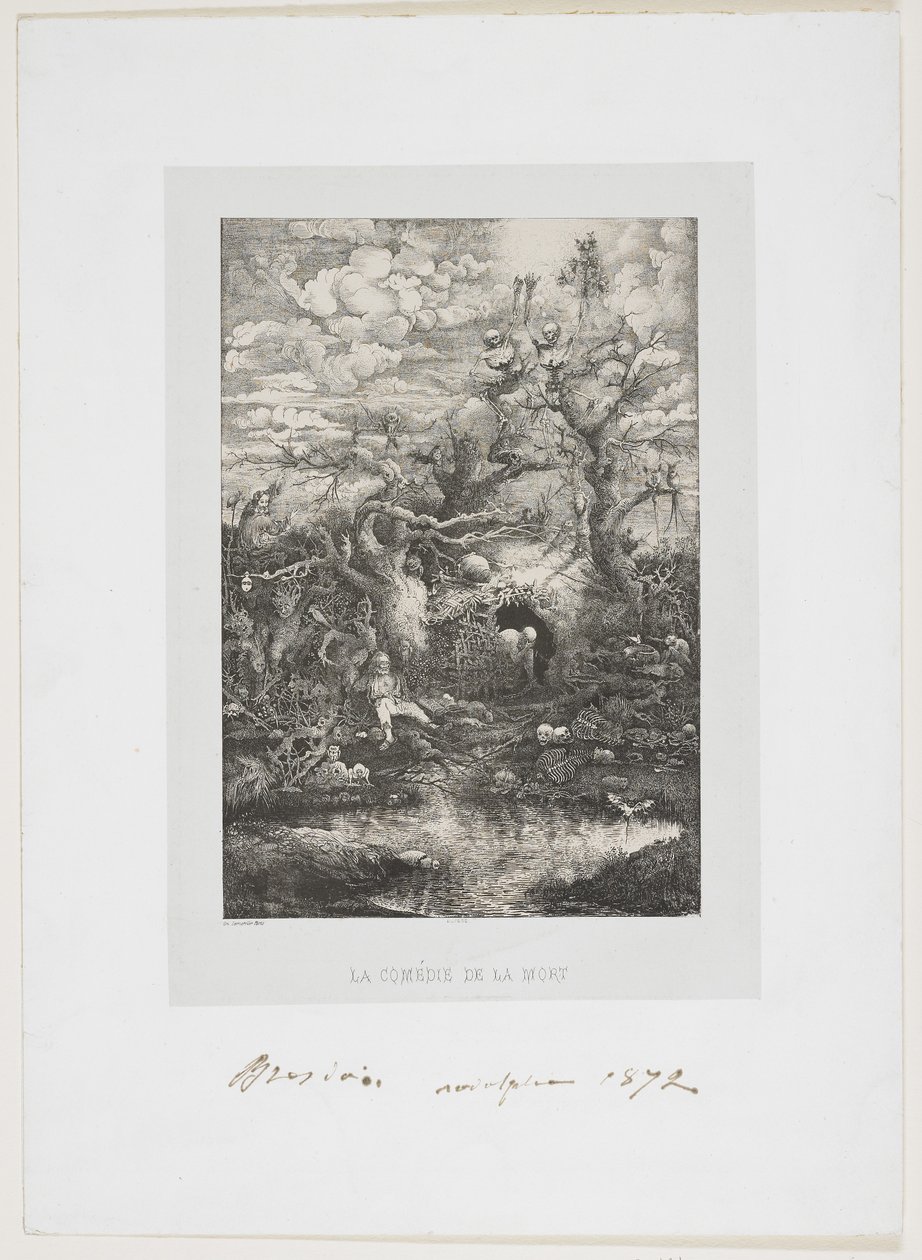 La Comédie de la Mort, 1854 - Rodolphe Bresdin