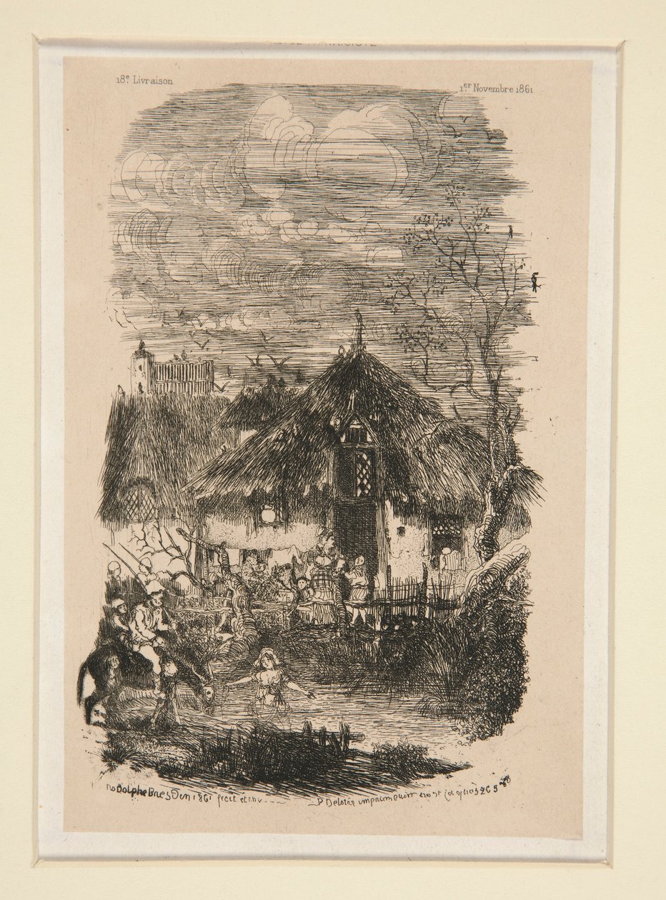 Pavillon de ferme de La Revue fantaisiste - Rodolphe Bresdin