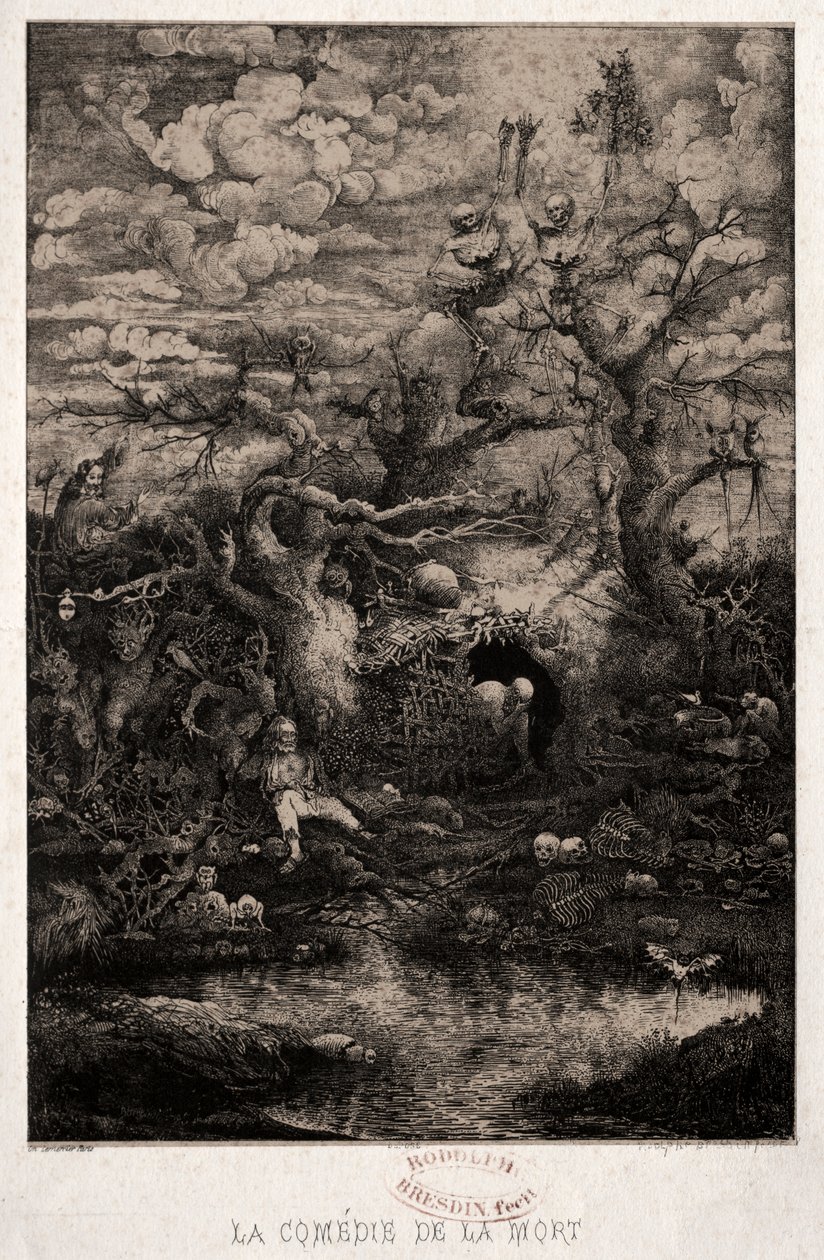 La Comédie de la Mort - Rodolphe Bresdin