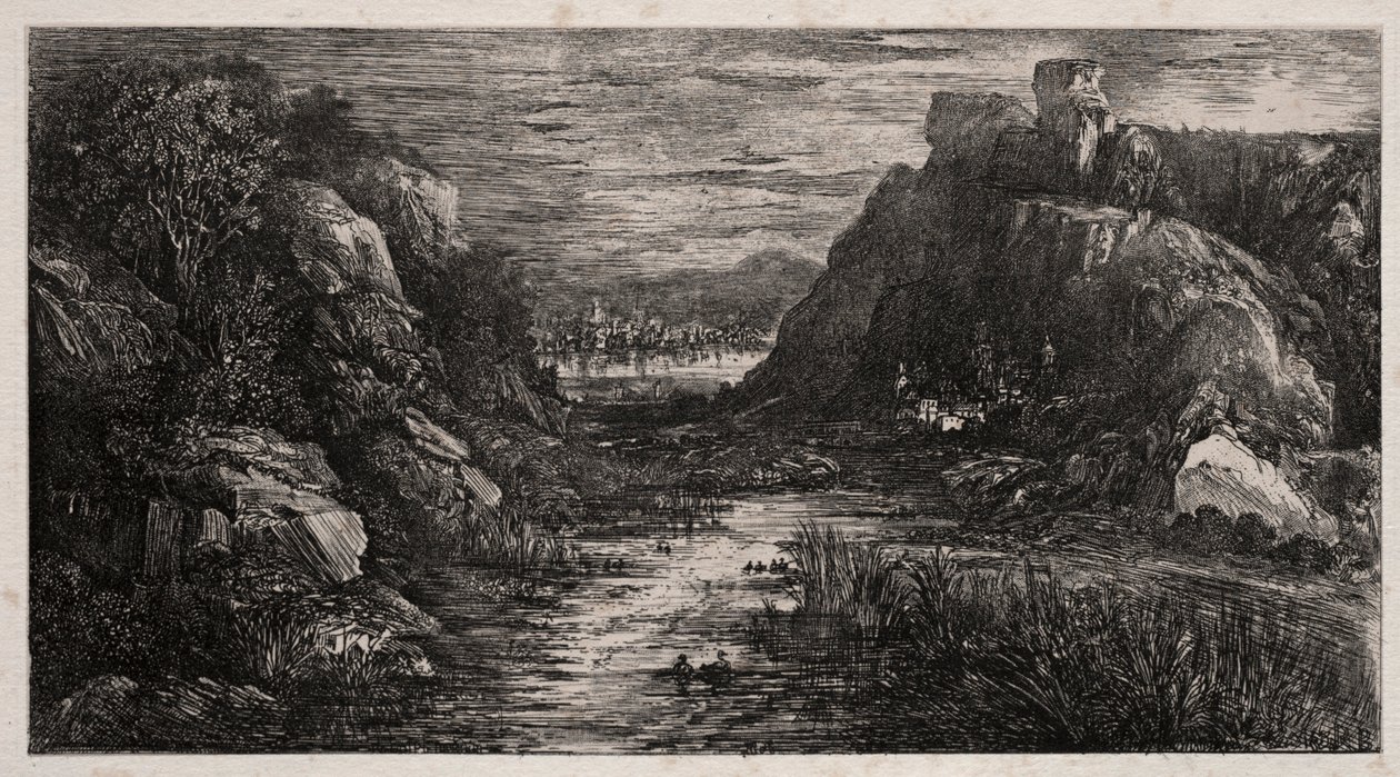 La Ville Lointaine, 1868 - Rodolphe Bresdin