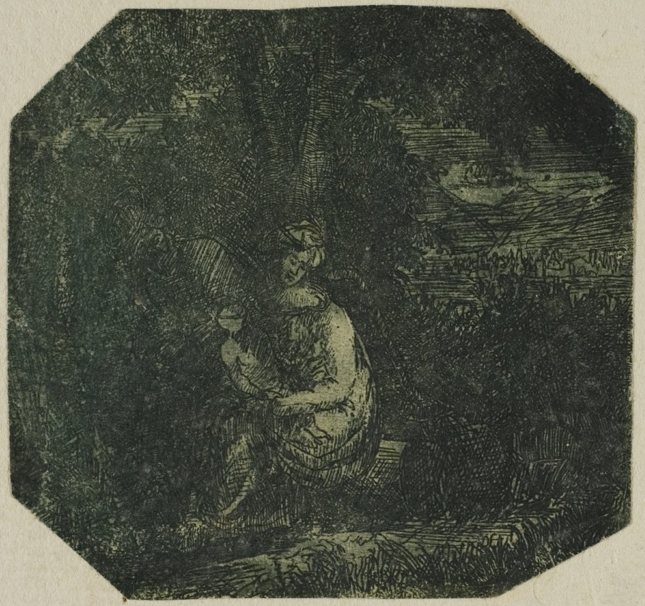 La Sainte Famille - Rodolphe Bresdin