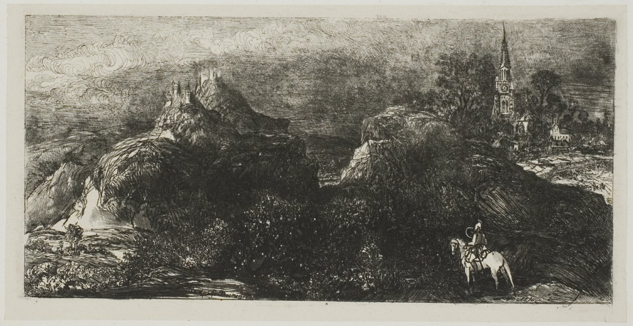 Le retour du chevalier - Rodolphe Bresdin