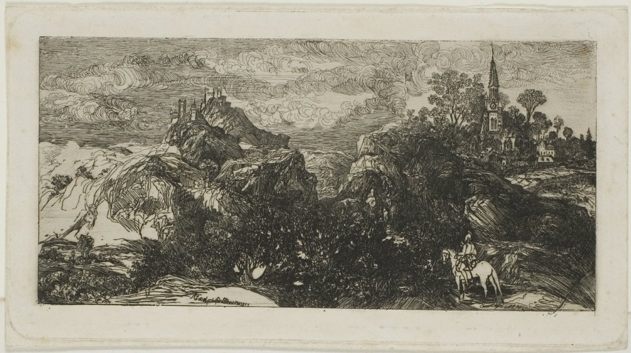 Le retour du chevalier - Rodolphe Bresdin