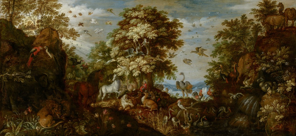 Orphée charmant les animaux avec sa musique, 1627 - Roelandt Jacobsz. Savery