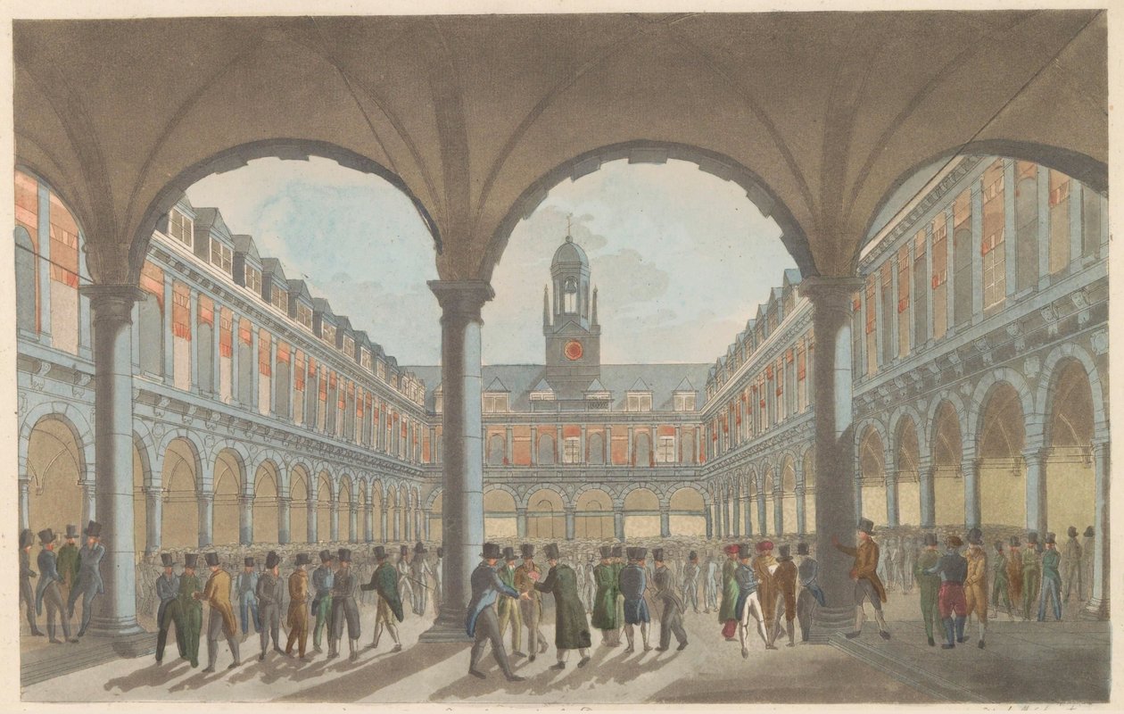 La Bourse à Amsterdam - Roelof van der Meulen