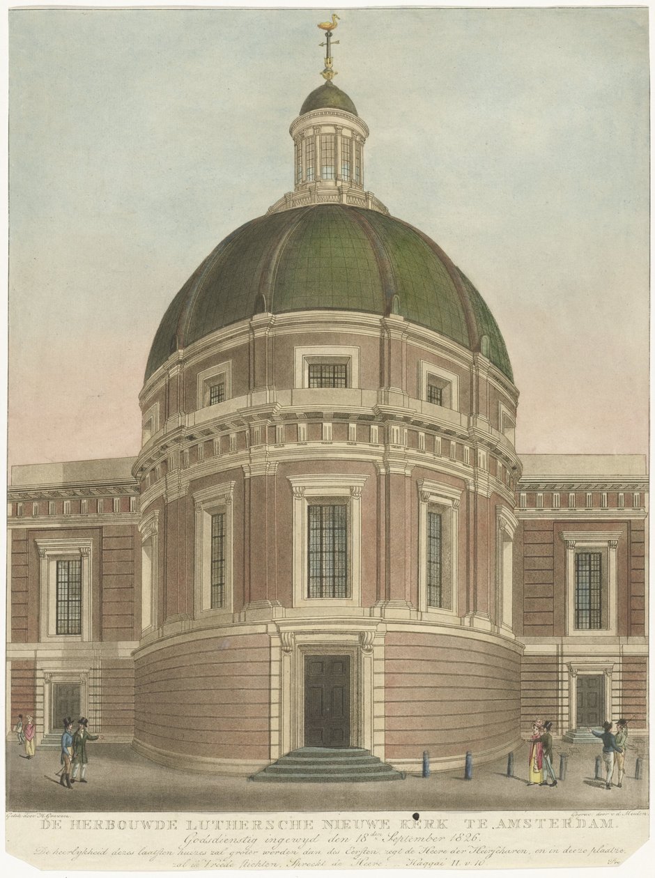 Nouvelle église luthérienne reconstruite à Amsterdam - Roelof van der Meulen