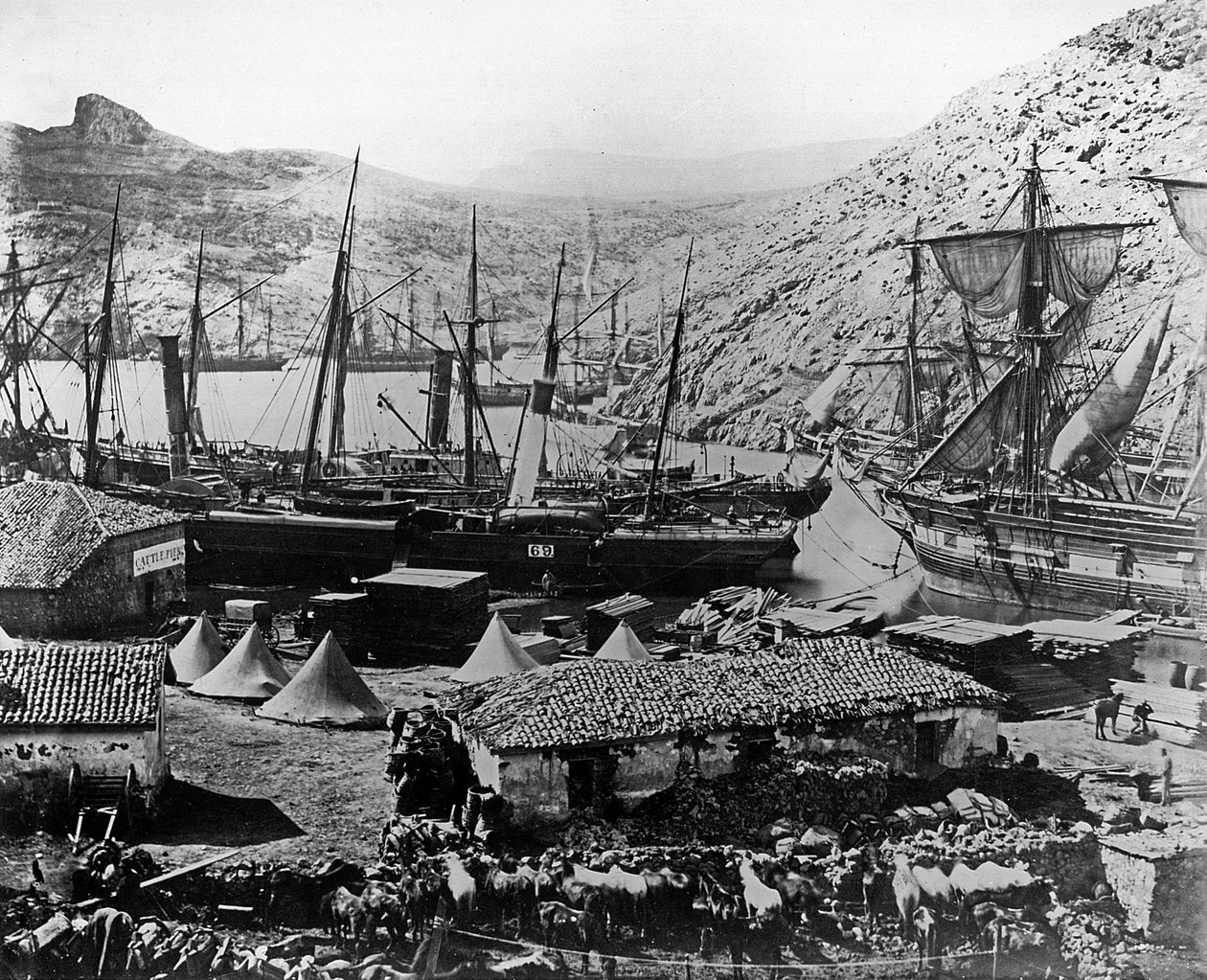 Baie des Cosaques, Crimée, vers 1855 - Roger Fenton