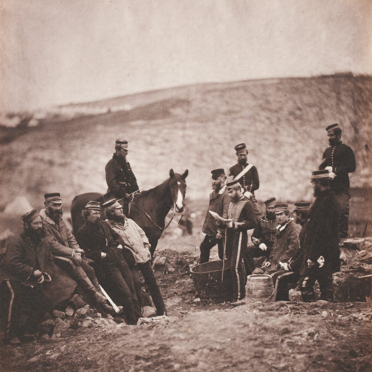 Officiers et hommes du 8e (The King