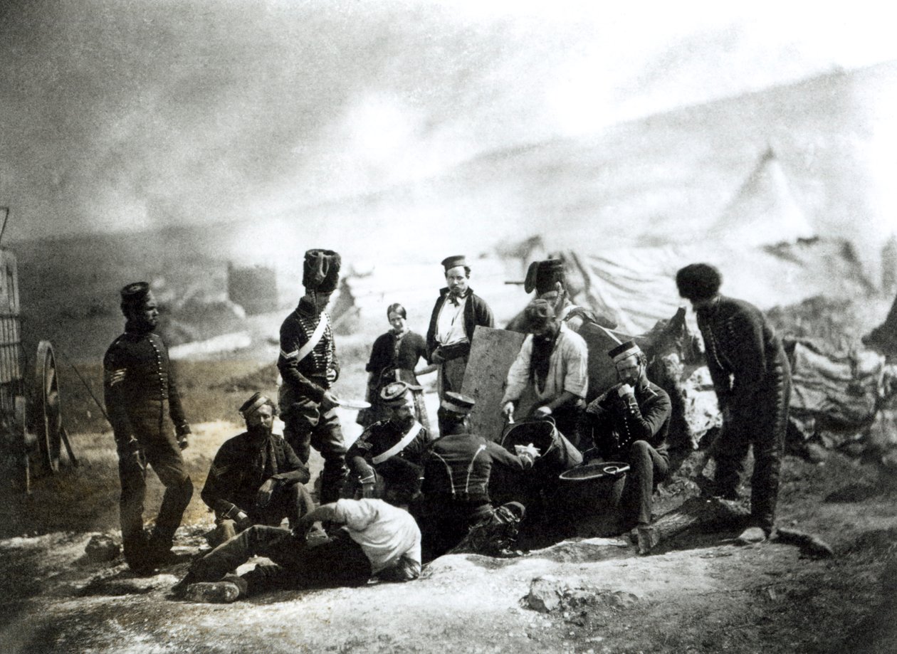 Soldats en Crimée, vers 1855 - Roger Fenton