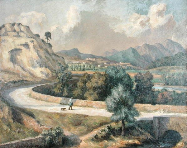 Paysage italien, vers 1922-25 - Roger Eliot Fry