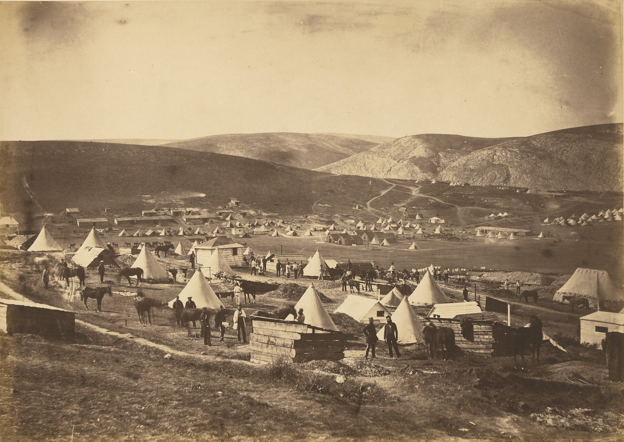 Camp du 5e régiment des gardes dragons - Roger Fenton