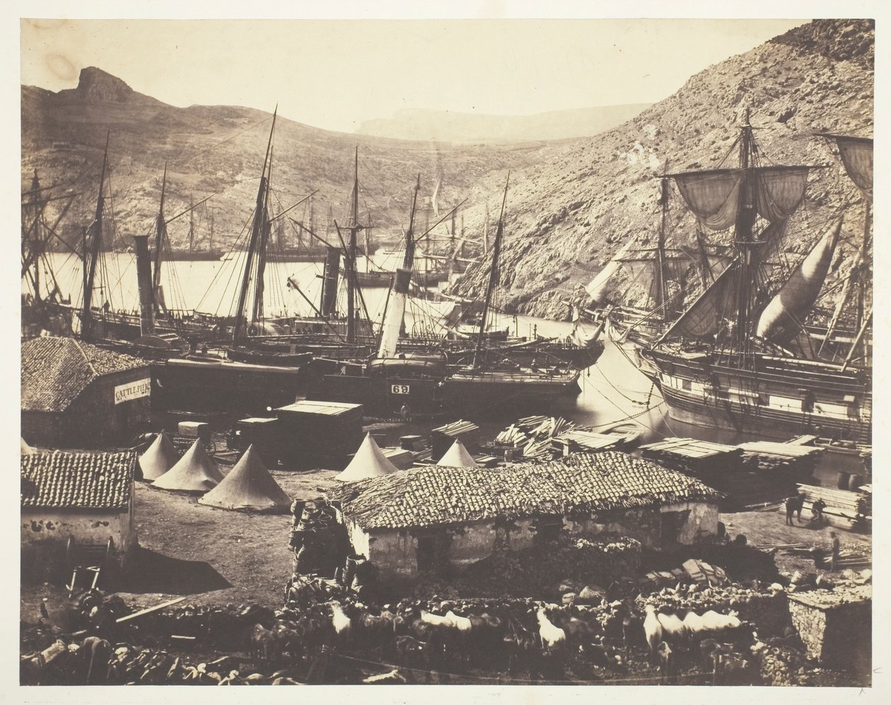 Baie des Cosaques, Balaklava - Roger Fenton