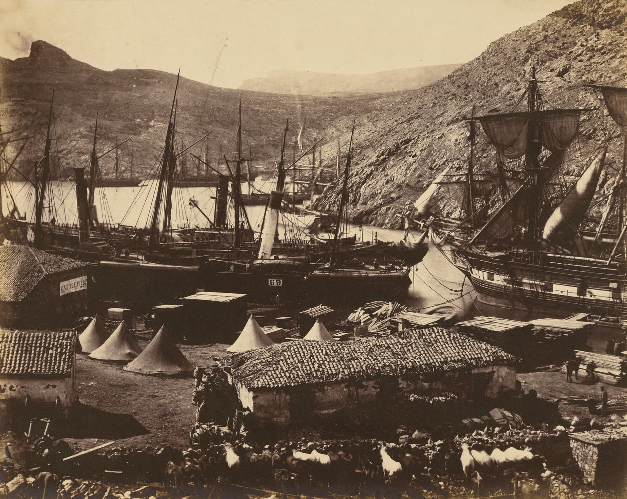 Baie des Cosaques, Balaklava. - Roger Fenton