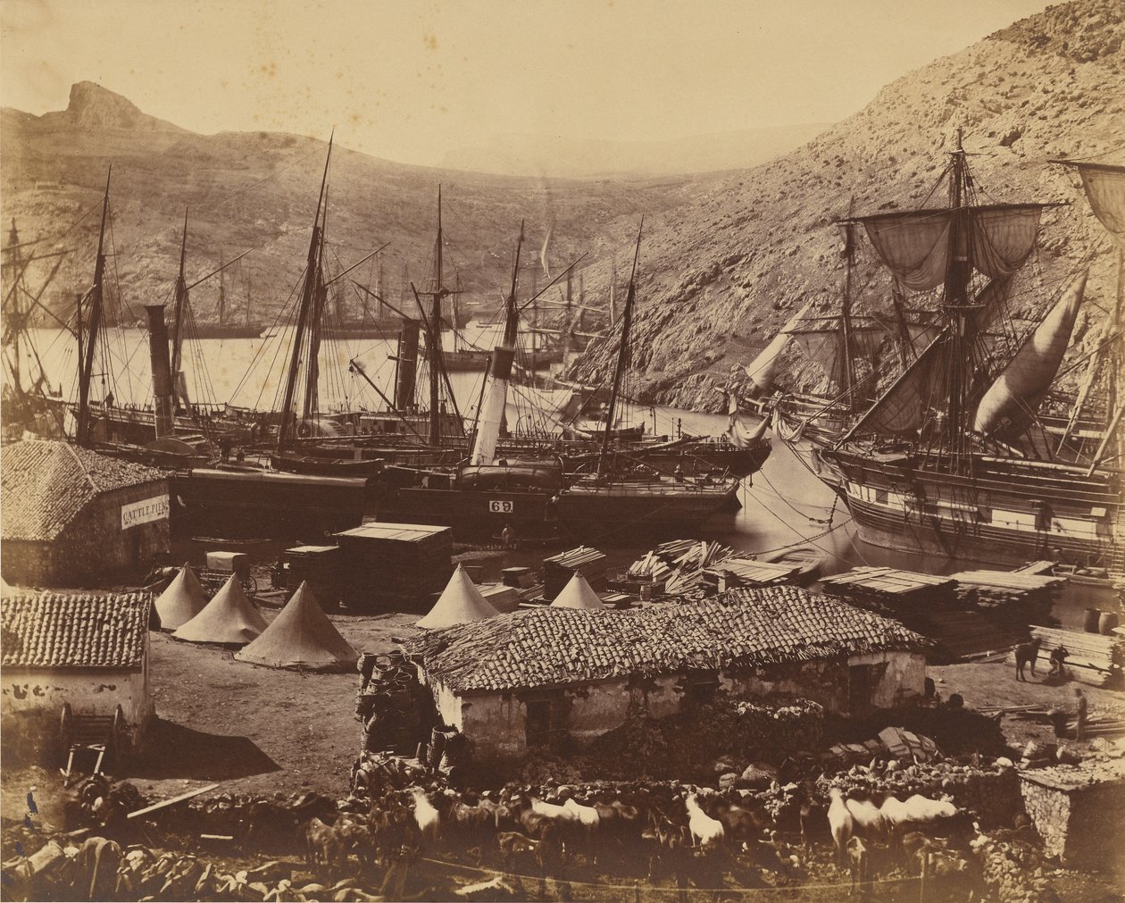 Baie des Cosaques, Balaklava - Roger Fenton