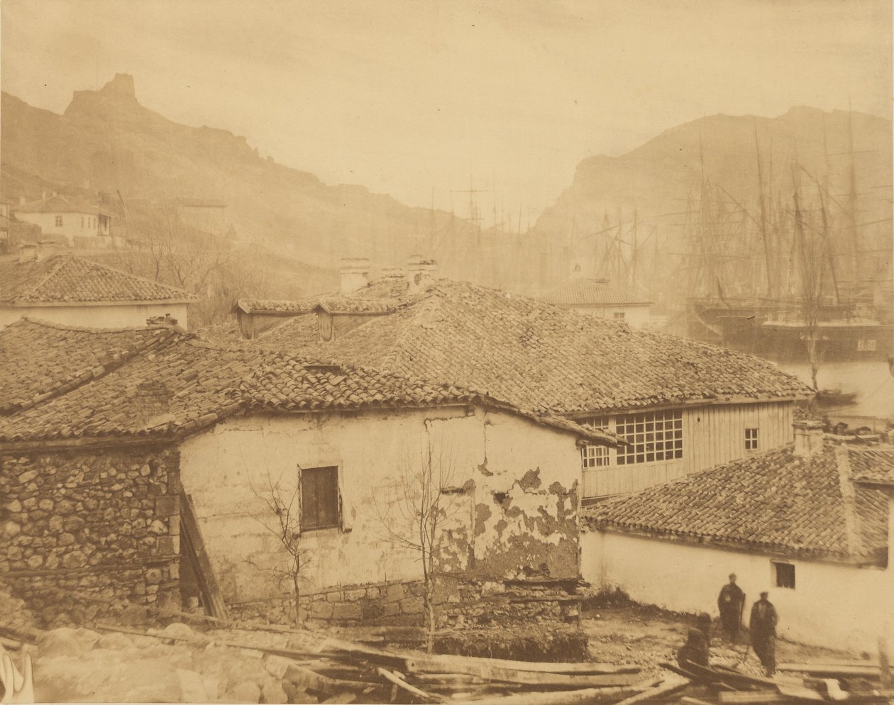 Chalets à Balaklava - Roger Fenton