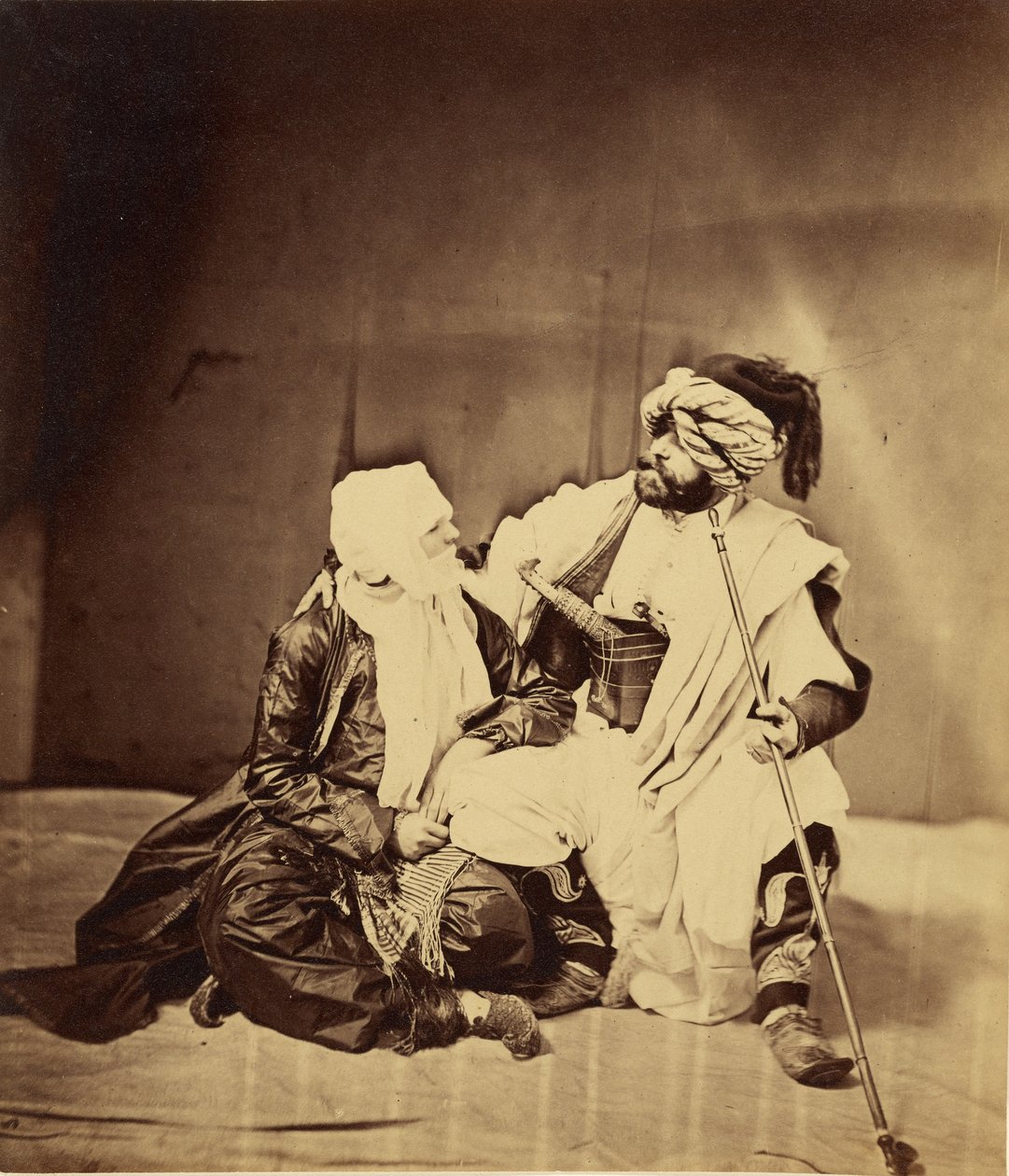 Couple en costume - Roger Fenton