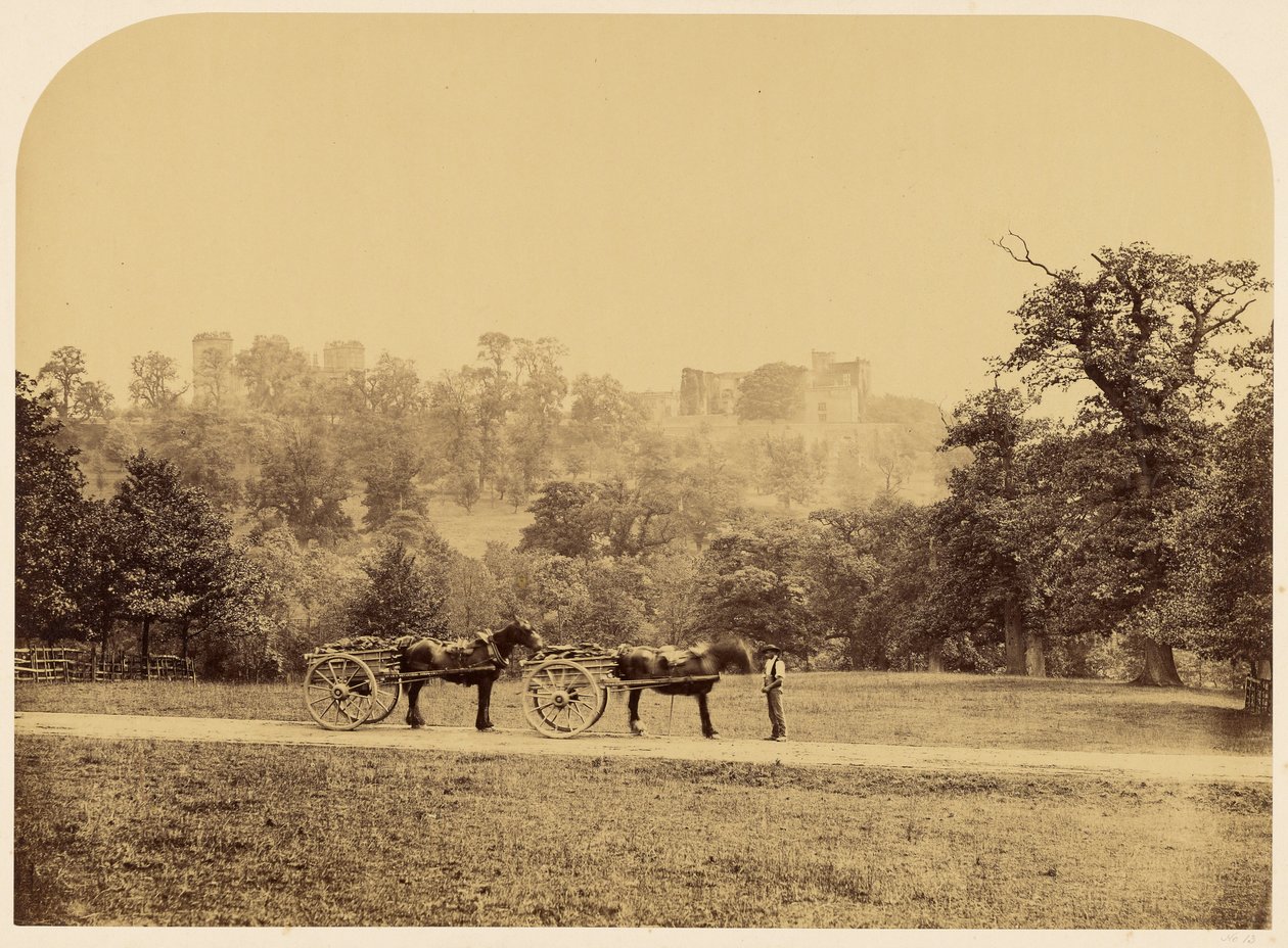 Hardwick Hall, depuis le parc - Roger Fenton