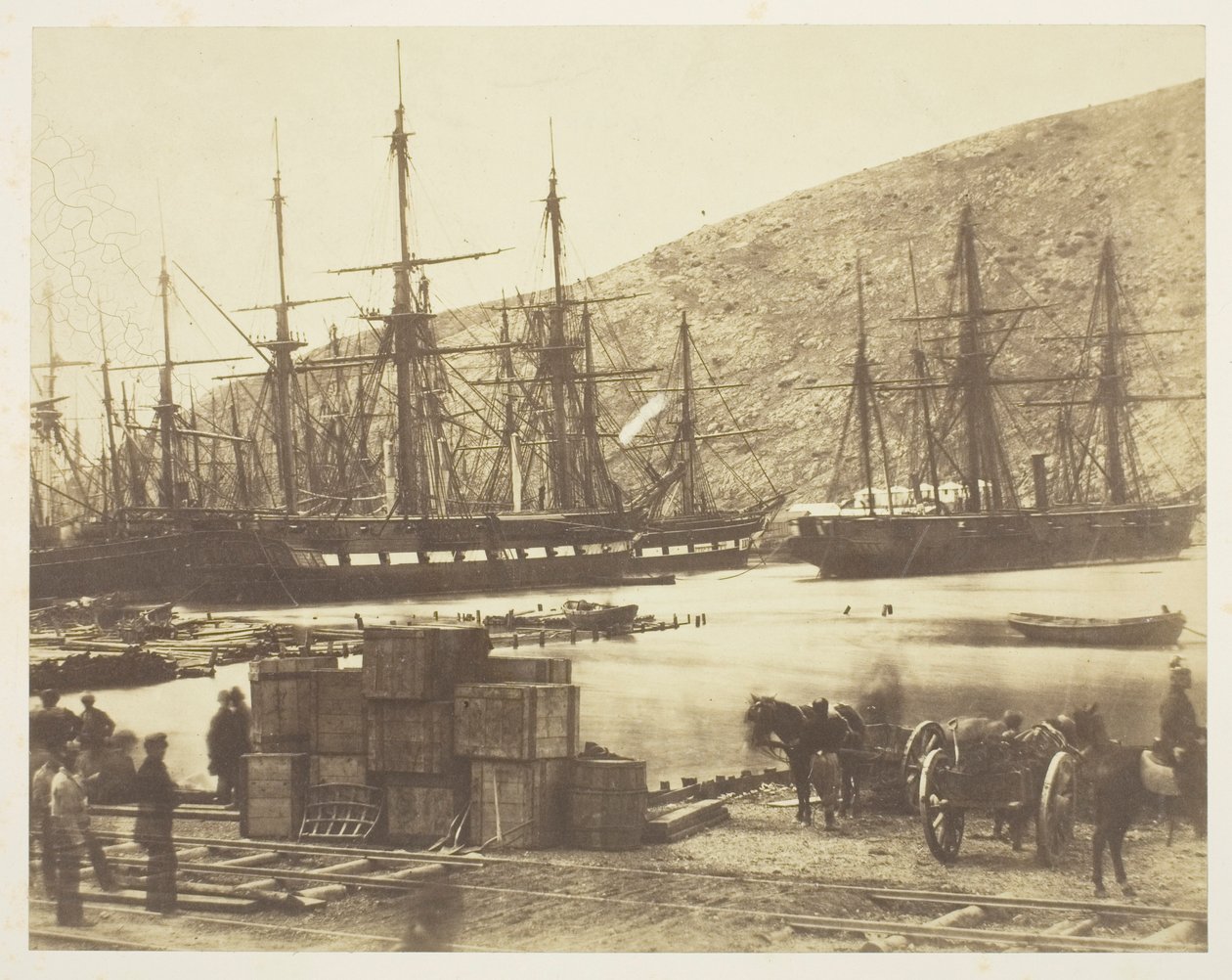 Tête de port, Balaklava - Roger Fenton