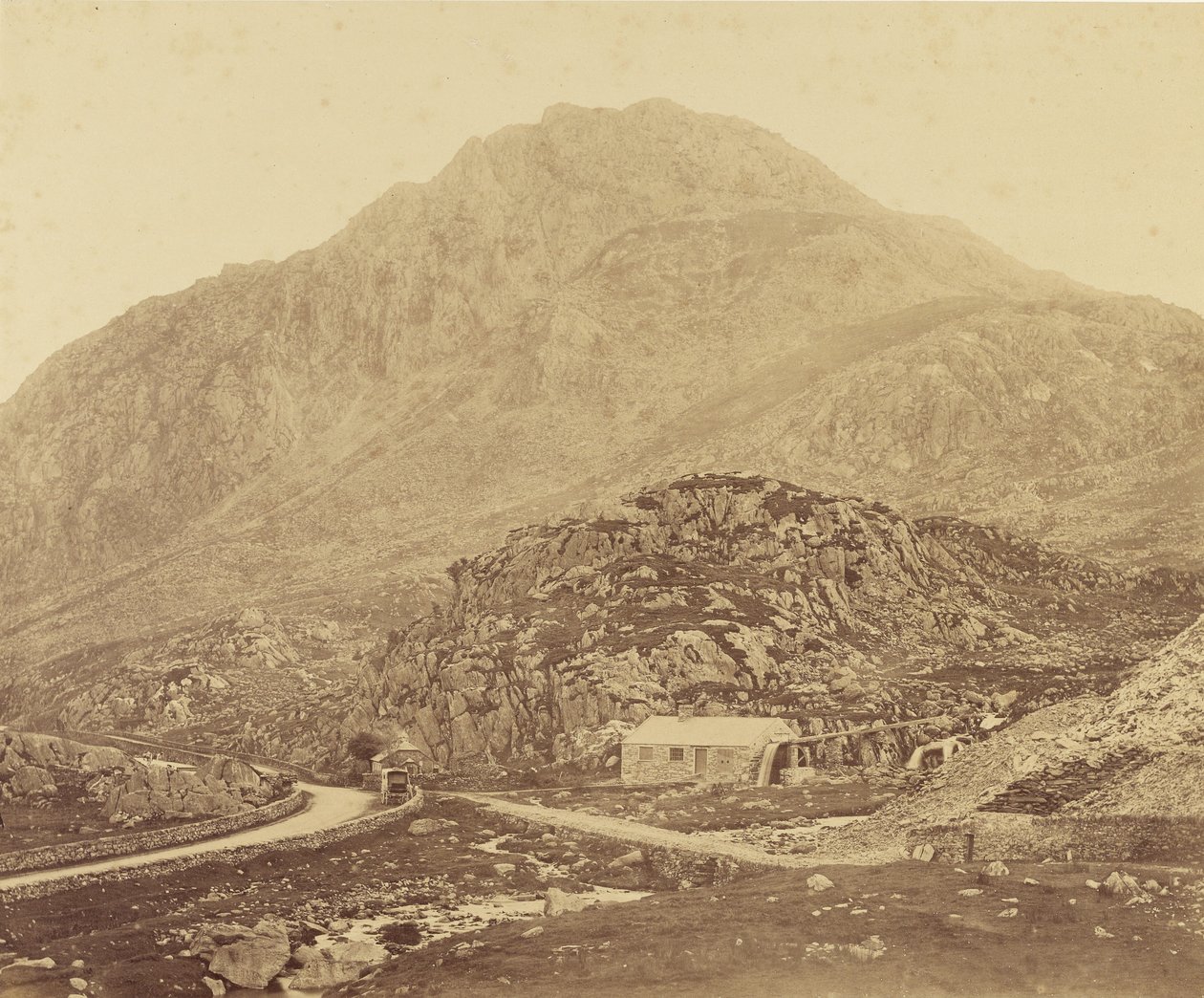 Mont Tryfan, depuis Llyn Ogwen - Roger Fenton