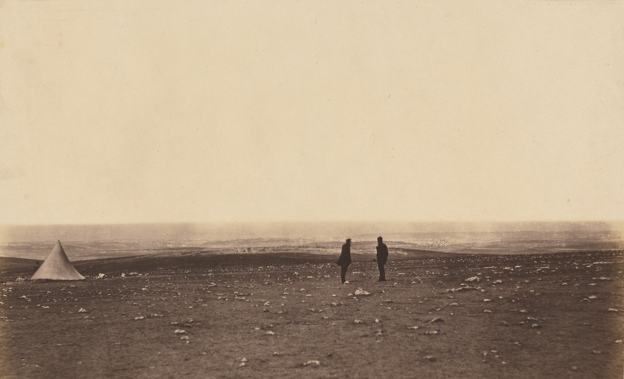 Agents dans le poste de surveillance de Cathcarts Hill - Roger Fenton