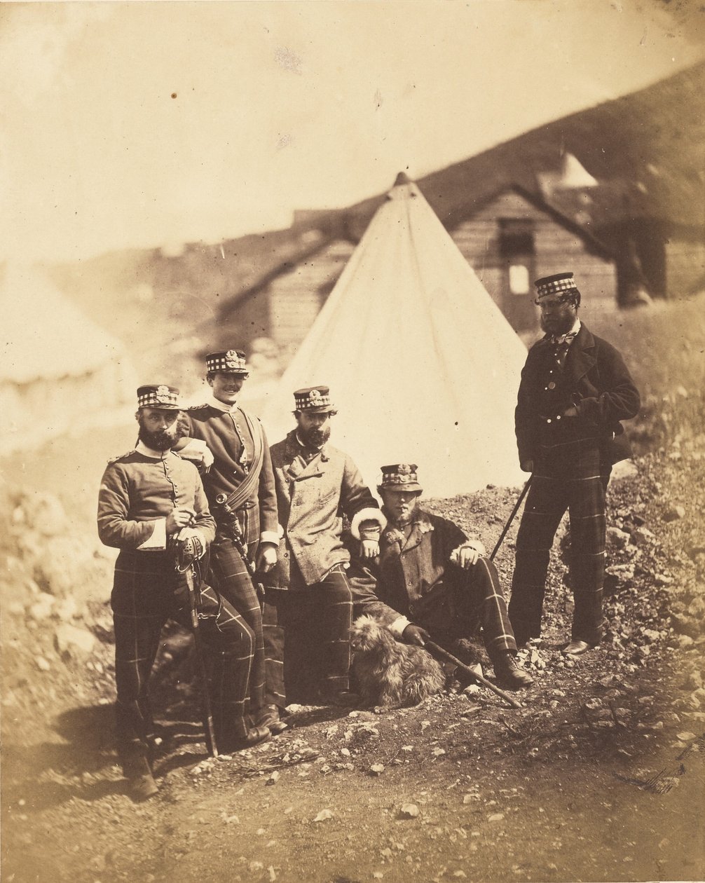 Officiers du 71e régiment des Highlanders - Roger Fenton