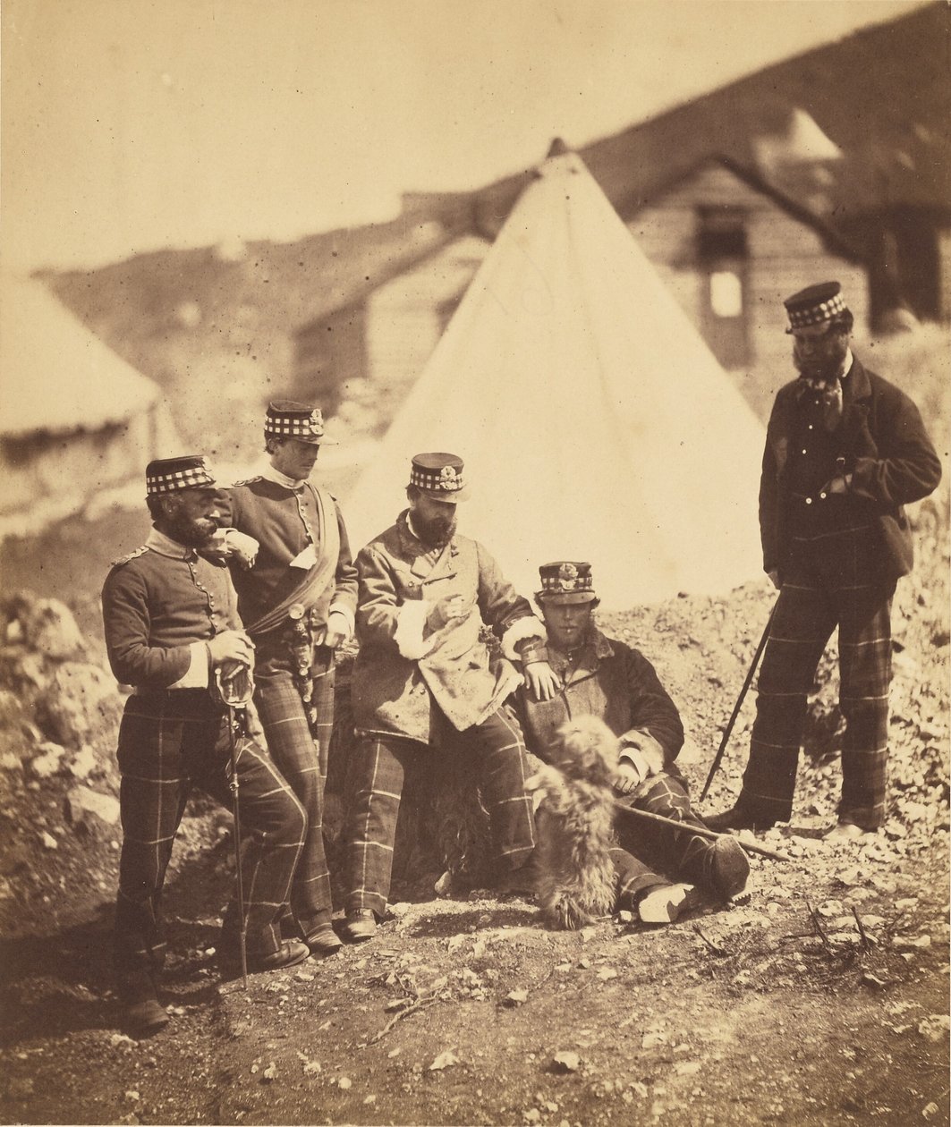 Officiers du 71e régiment des Highlanders - Roger Fenton