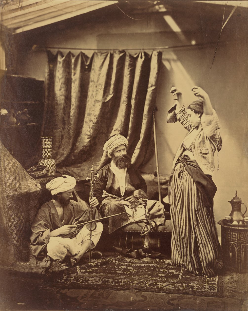 Pacha et bayadère - Roger Fenton