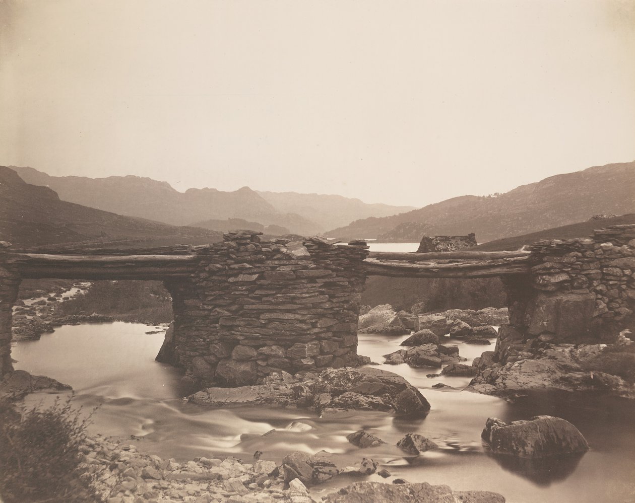 Pont-y-Pant, sur la Lledr, vu d